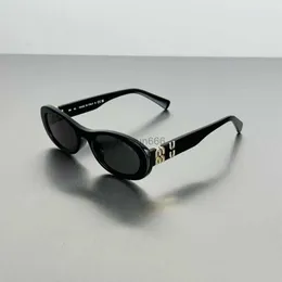 Designer Sonnenbrille Klassische Brille Goggle Miao Neue ovale Sonnenbrille 06Z Mode und fortgeschrittene Frauen -Sonnenschild -Katzen -Auge -Sonnenbrille für Frauen