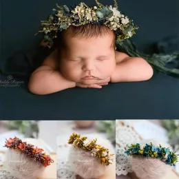 Blöcke 2021 Blume Baby Stirnbandkind Kopfbedecke Fotografie Garland Baby Shooting Accessoires Studio Hair Band Neugeborene Fotografie Requisiten