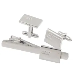 Links Aoshida Fashion Cufflinks e Tie Clip Set Frete grátis: Alta qualidade para homens Figura 2023Cuff Links AD atacadistas