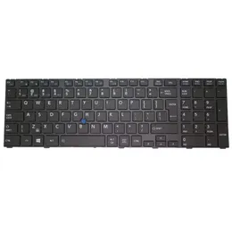 Оптовая клавиатура ноутбука для Toshiba Tecra W50-A MP-13F66DN6356 Международный пользовательский интерфейс US Big Enter Black без использования с подсветкой