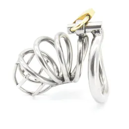 Ergonomic Stainless Steel Stealth Lock Male Chastity Device,Cock Cage,Penis Lock,Cock Ring,Chastity Belt