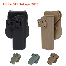 Holsters Tactical Airsoft Gun Holster für Sti Hicapa 2011 Serie Tokyo Marui/We/Kwa/KJW Colt 1911 Righthanded Hunting Accessoires