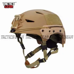 Capacetes de esportes militares de segurança New Collision Exfil Lite Airsoftsports Proteção Combate Tático Paintball Capacete preto