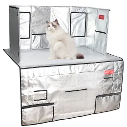 أقفاص EFCAT CAT معرض CAGE PET Show Cat Beauty Table Background Board Skirt