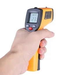 مقياس حرارة الأشعة تحت الحمراء غير الممتازة IR IR Digital LCD Car Tyre Laser Home Most Industrial Terment Meter Tool Tool Worldwide Wholesale