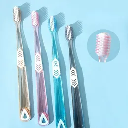 3pcs/4pcs yumuşak kıllar toptan oral temizleme sakız bakımı yetişkin diş fırçası ince on bin kıl diş fırçası