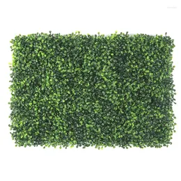 Decorative Flowers 8 Pieces Artificial Boxwood Panels Topiary Hedge Plant Privacy Screen UV Protected Suitable For Outdoor Indoor Home Decor