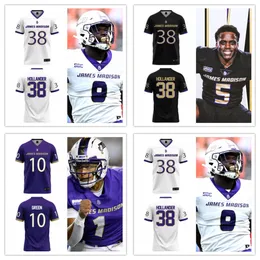 Jalen Green James Madison Dukes Football Jersey Customed Men Młodzież Trevell Mullen J.Mccloud Aaron Gunn Nehki Meredith Brett Griffis James Madison Jerseys