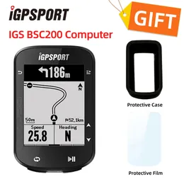 Igpsport BSC200 Bicycle Computer Sensore di velocità contachilometri per outometri per outometro IGS Bike smart taxometro GPS per Traval240410
