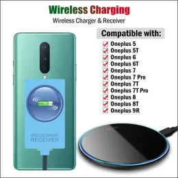 Chargers Qi Wireless Charger & Receiver for Oneplus 6 6T 7 7T Pro 8 8T 9R 10R 11R 11 Wireless Charging Adapter USB TypeC Connector