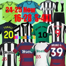 2024 2025 Newcastl e koszula piłkarska Bruno G. Joelinton Isak 23 24 25 3rd Tonali Soccer Koszulki Isak Gracz Maximin Wilson Almiron Man Kids 16-4xl Football Shirt