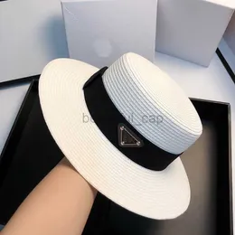 Designer szerokie brzęczenie czapki wiadra czapki luksusowe moda fedora słomka kapelusz na świeżym powietrzu