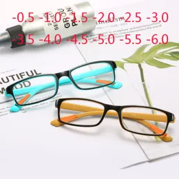 レンズプラスチック近視眼鏡四角近視の眼鏡の雌男性の近視眼眼鏡眼鏡0.5 1.0 2.0〜8.0