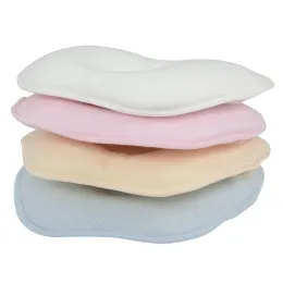 Kissen Baby Kissen Memory Foam Neugeborenes Baby atmungsaktives Formenkissen, um flacher Kopf gelb abgelöste Kleinkindpositionierkissen zu verhindern