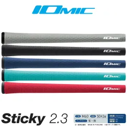 제품 새로운 10/13pcs Iomic Sticky 2.3 골프 그립 범용 고무 골프 그립 5 색 선택 무료 배송