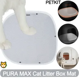 Petkit Petkit Pura Max Sandbox Cat القمامة مربع ملحقات حصيرة اللوازم اللوازم Cat Arena Para Gato Pet Products