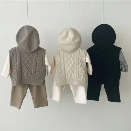 Coats Baby Girl Knitwear suéters sem mangas