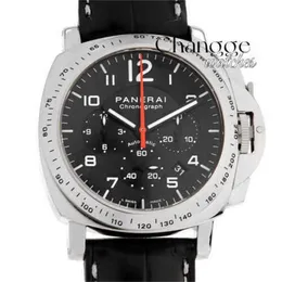 2024 Neue Luxusqualität analog Uhr Quartz -Bewegung Unisex Fashion Panerai Luminno Chronometer PAM00105 D TO122367