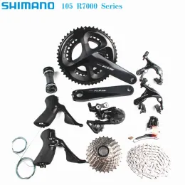 أجزاء Shimano 105 R7000 11peed Grospet Short Cage SS 1128 Cassette Hg601 Chain Braze on Road Bike Bicycle Upgrade for 5800