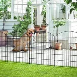 Garden Fence Decorative Metal Outdoor No Dig Temporary Dog Border Fencing Buildings Supplies 240411