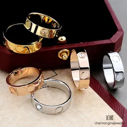 anello d'amore per donna designer anello per donna anello dorato per anello a vite da donna master banda band band anelli anelli anelli da spicco da donna gioielleria