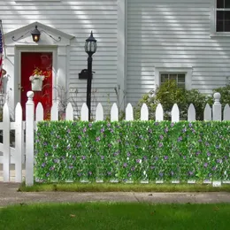 Flores decorativas Triagem de jardim Expandindo Trellis Screen Privacy Hedge