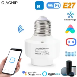 Controle WiFi Smart Bulbs Adaptador Mini E27 Lâmpada Lâmpada Remote Remote Remote Home Smart Alexa Google Home Ifttt Alice SmartThings