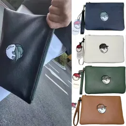 لوحات المفاتيح الجديدة American Golf Clutch Storage Bag PU مادة مقاومة للجنسين مقاومة للماء ، خفيفة وسهلة تحملها ، إلى