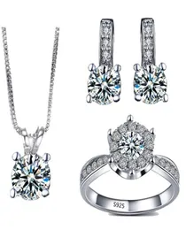 귀걸이 목걸이 Beauul Zirconia Ladies Fashion Jewelry 세트 약혼 wedding bijoux femme asm0112469828
