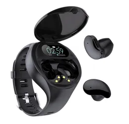 Factory Smart Watch Earphone 2 in 1 With Smart Bracelet Portable Headset BT 50 With Smart Watch Earbuds5380992