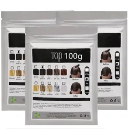 Shampoocondizionatore 100G Fibre di capelli a 9 colori che costruiscono per capelli in polvere per capelli in polvere per capelli in polvere Riempitura in fibra di fibra 1pc Prodotto di cura dei capelli