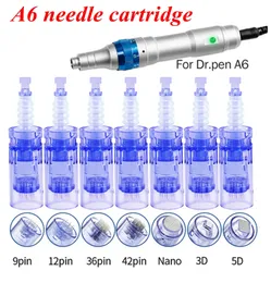 A6 Needle Cartidge Derma Pen Derma Stamp Derma Roller Presection Bayonet Micro Edele for Reckareable Wireless Wireless Care Care Removal Tatoo Nedle Edele
