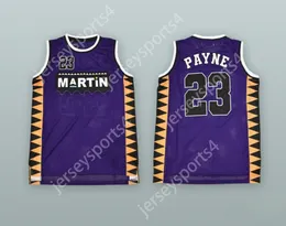 CUSTOM ANY Name Number Mens Youth/Kids MARTIN PAYNE 23 PURPLE BASKETBALL JERSEYTOP Stitched S-6XL