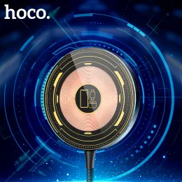 Laddare Hoco 3in1 Magnetisk trådlös telefonladdare för iPhone 14 13 12 Pro Max USB C Wireless Charging för Apple Watch 7 6 5 för AirPods