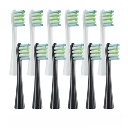 Heads 12pcs Replacement Heads For Oclean Flow/X/ X PRO/ Z1/ F1/ One/ Air 2 /SE Brush Heads Soft DuPont Sonic Toothbrush Vacuum Bristle