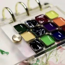 Количество аксессуаров Looseleaf Mini Ultrathin Paint Box Diy Ledger