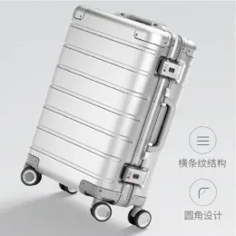 Bagaj Carrylove Yüksek kaliteli moda 20 inç boyutu% 100 aluminummagnezyum xm90 haddeleme bagaj spinner marka seyahat bavul