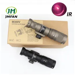 Escopos SOTAC Surefir SF M300 M300V IR IR Iluminação Luz Tactical Tactical Lanterna Luz de caça à arma de montagem Luz para esportes ao ar livre