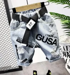 Jeans Novo jeans de moda jeans calça curta shorts shorts verão crianças crianças shorts casuais calças 26 anos