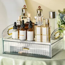 Storage Boxes Pet Box für Desktops Make -up -Koffer Transparenten Rack Parfums y9re