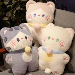 Игрушки мультфильм обнимают кошачья пушистая игрушка милая плюшевые фаршированные животные подушка мягкая плюшевая кукла для маленьких девочек домашний диван.