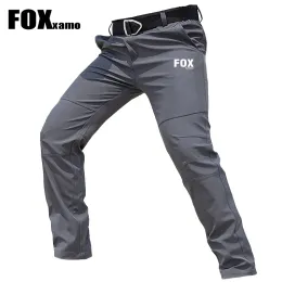 Cycling Pants Mens Waterproof Mtb Bike Bicycle Windproof Sports Hiking Cam Trousers Foxxamo Shorts Grey Drop Delivery Outdoors Jerseys Dhfzo