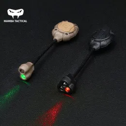 Capacetes Capacete tático Serpente Luz Fast Mich Molle Lâmpada de cabeça branca Luz vermelha verde IR LED LED AO ANTERIOR ANTERIORES ACESSORES DE Iluminação da Cabeça