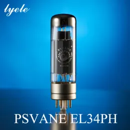 Amplifier PSVANE 1 1 Reengraved Aluminum Block EL34PH Vacuum Tube for Tube Amplifier Hifi Amplifier Precision Pairing Free Shipping