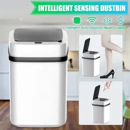 Smart 13L Waste Bin med infraröd avkänningsteknik för kök och badrumsskräp kan köksskräpburk