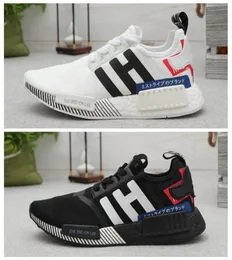 New NMD R1 Japan Pack Black White 2019 Mens Running Shoes For Men OG NMDS Runner Sports Trainers Womens Designer Sneakers Storlek 114344363