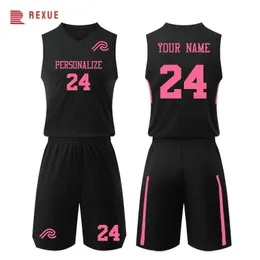 Fans Tops Tees Basketball-Set für Männer Frauen Kind 4xS-7xl haben große Größe atmungsaktives Mesh-Stoff und können für Teamuniform Y240423 angepasst werden