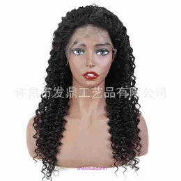 Wig Deep Wave Half wewoven Womens Haming Human Hair Washoce