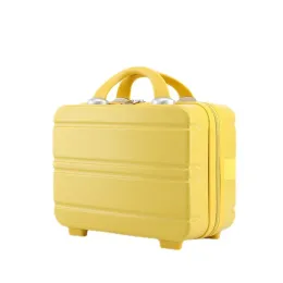 Gepäck 2022 Neues 13 -Zoll -Mini -Koffer Diamant süßer Kosmetikkoffer Pink kleiner Koffer Reißverschluss Tide Aufbewahrungsbox