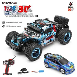 Elektrik/RC Araba Wltoys 1/28 RC Araç 284010 284161 4WD DRAVE Off-road 2.4g 30km/s yüksek hızlı alaşım araba 1 28 Ralli yarış arabası oyuncakları Hediye T240422